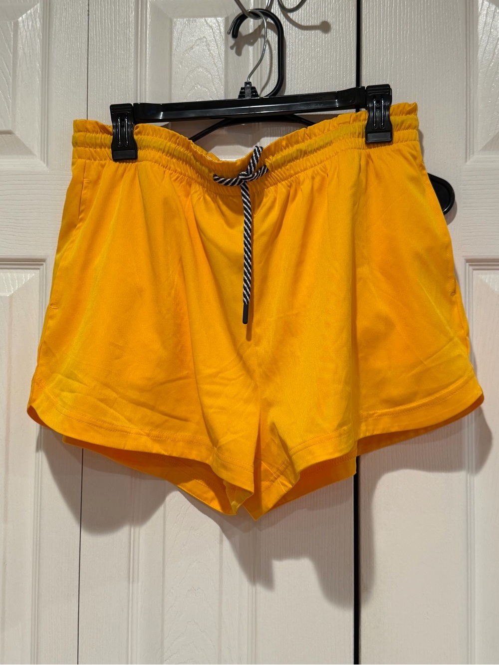 The Upside Yellow Drawstring Athletic Shorts